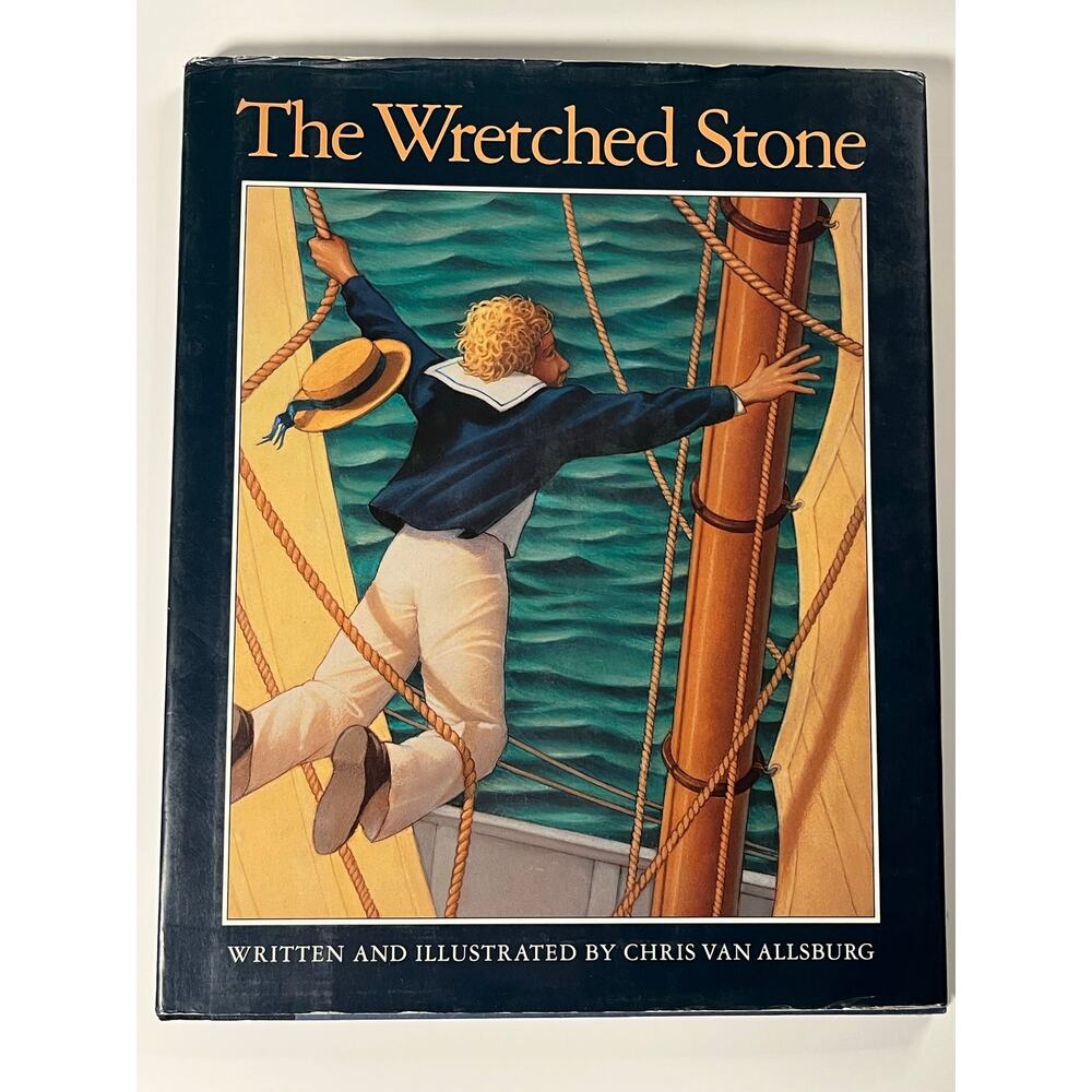 The Wretched Stone by Chris Van Allsburg - 1991 First Edition - Vintage